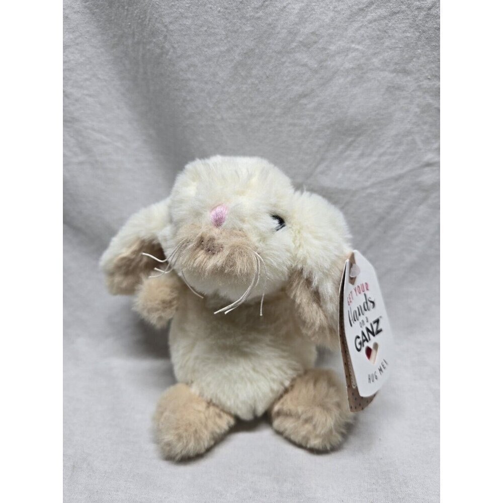 Get Your Hands On A Ganz Teacup Bunny Rabbit Cream Plush Stuffed Animal